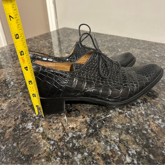 Raffaella Venturini Black Shoes Made in Italy Sz 38 - Picture 7 of 9